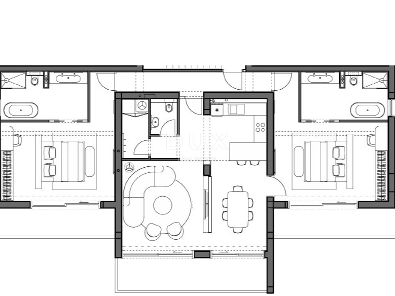 KVARNERSKA RIVIERA - penthouse v prvi vrsti do morja s hotelsko ponudbo