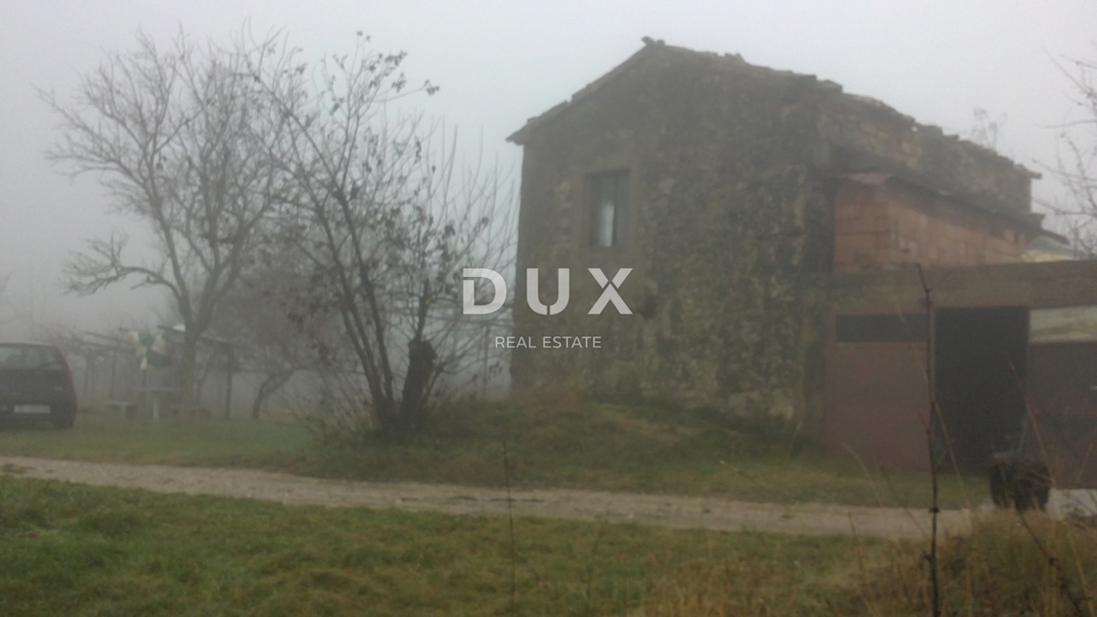 ISTRA, HUM – Privlačna 8,4 ha velika posest z dvema legaliziranima hišama in gradbenim zemljiščem!