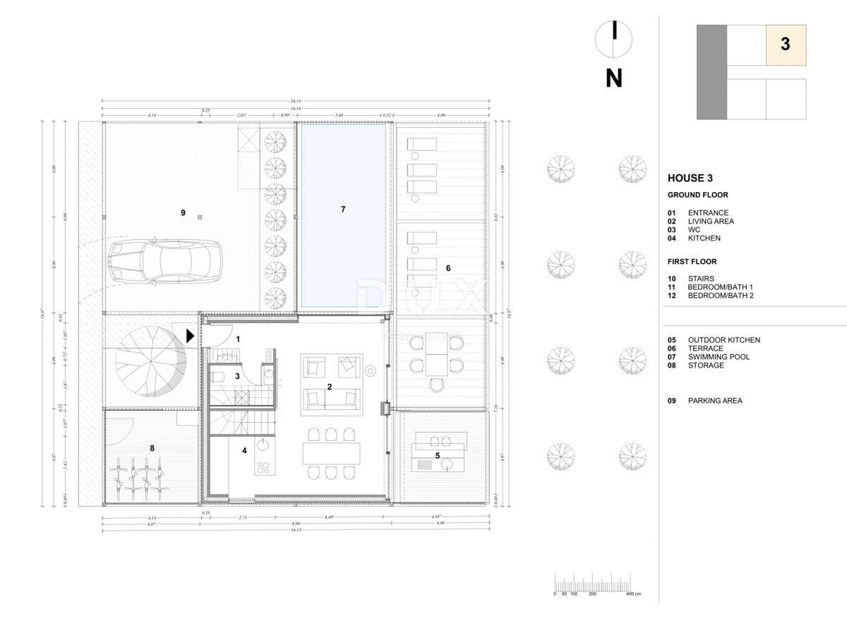 ISTRA, UMAG - Okolju prijazna vila s pogledom na morje