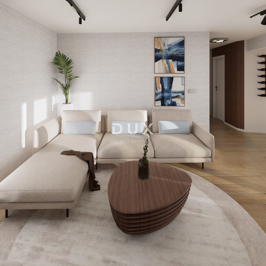 CRIKVENICA - trosobno stanovanje z garažo, 130 m od morja