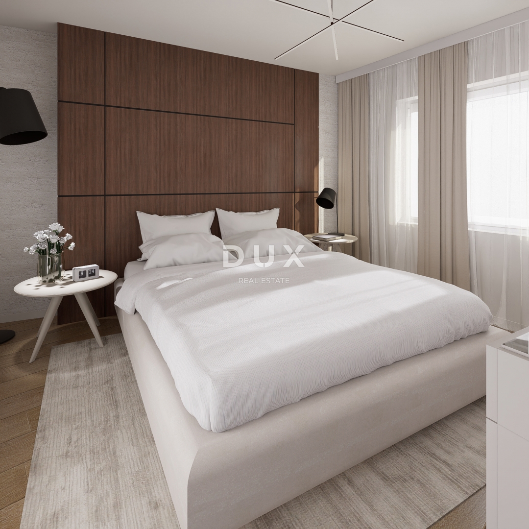 CRIKVENICA - trosobno stanovanje z garažo, 130 m od morja