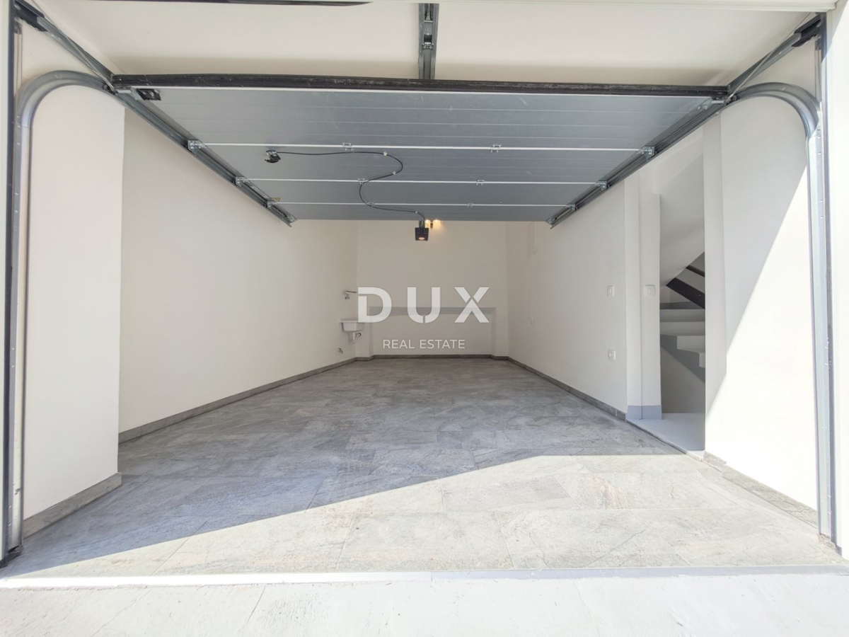 CRIKVENICA - trosobno stanovanje z garažo, 130 m od morja