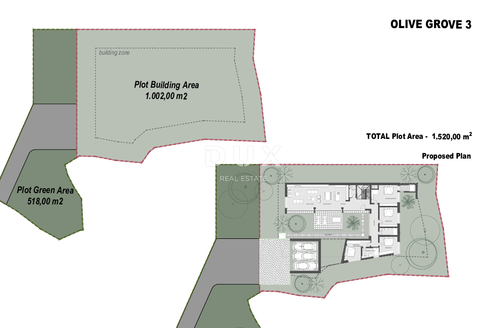 PRIMOŠTEN - Gradbeno zemljišče z lokacijskim dovoljenjem + kmetijski del!