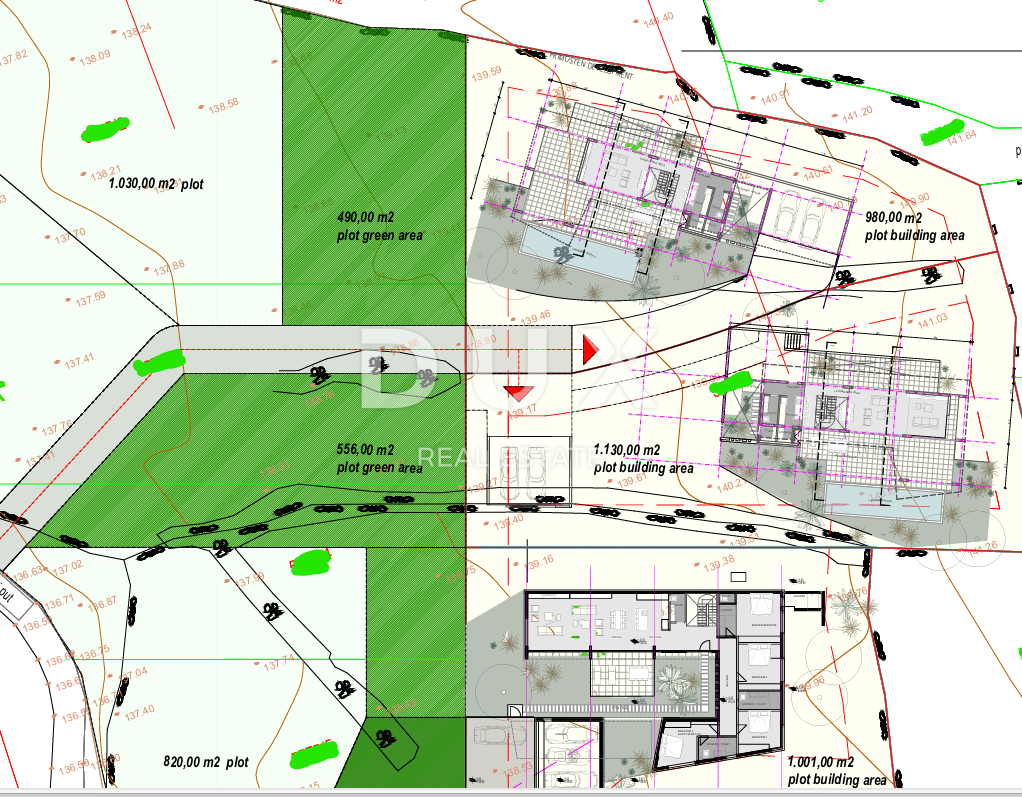 PRIMOŠTEN - Gradbeno zemljišče z lokacijskim dovoljenjem + kmetijski del!