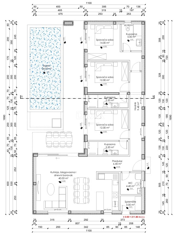 ISTRA, MARČANA - Premium projekt dveh enonadstropnih hiš z bazenom in kmetijskim zemljiščem