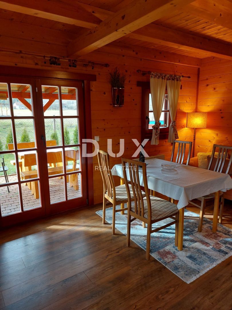 OTOČAC, LIČKO LEŠČE - Hiša v naravi z bazenom