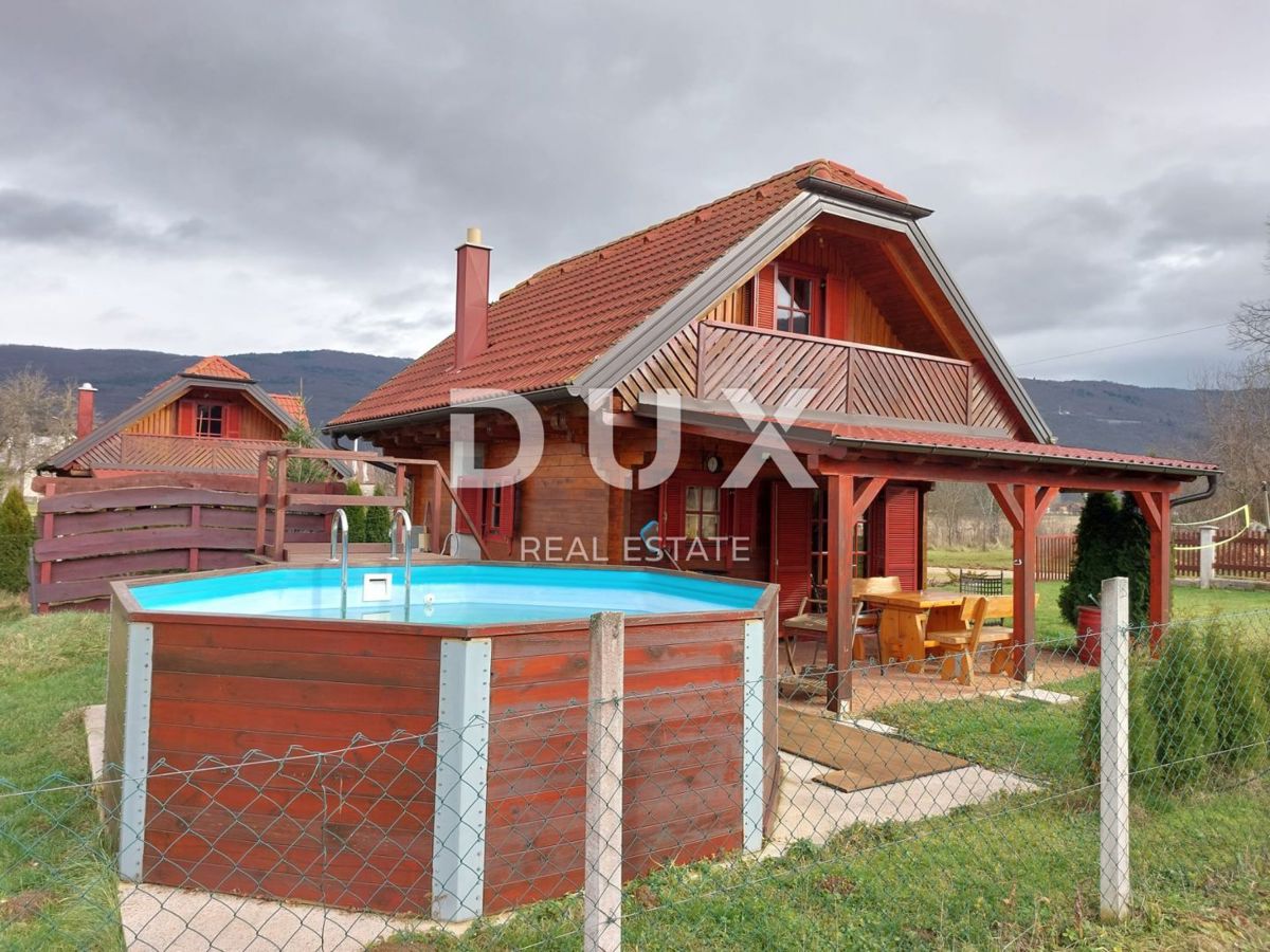 OTOČAC, LIČKO LEŠČE - Hiša v naravi z bazenom