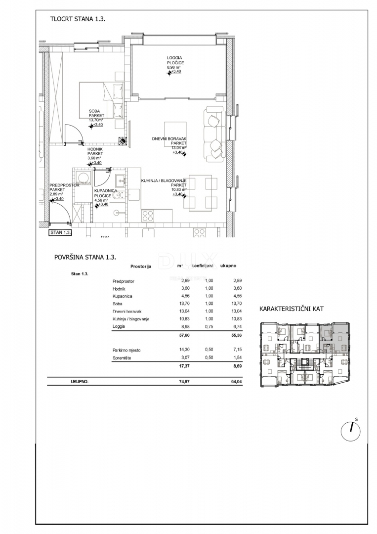 OTOK CRES, MESTO CRES - vrhunska novogradnja na vrhunski lokaciji, v samem središču mesta, 50 m od morja
