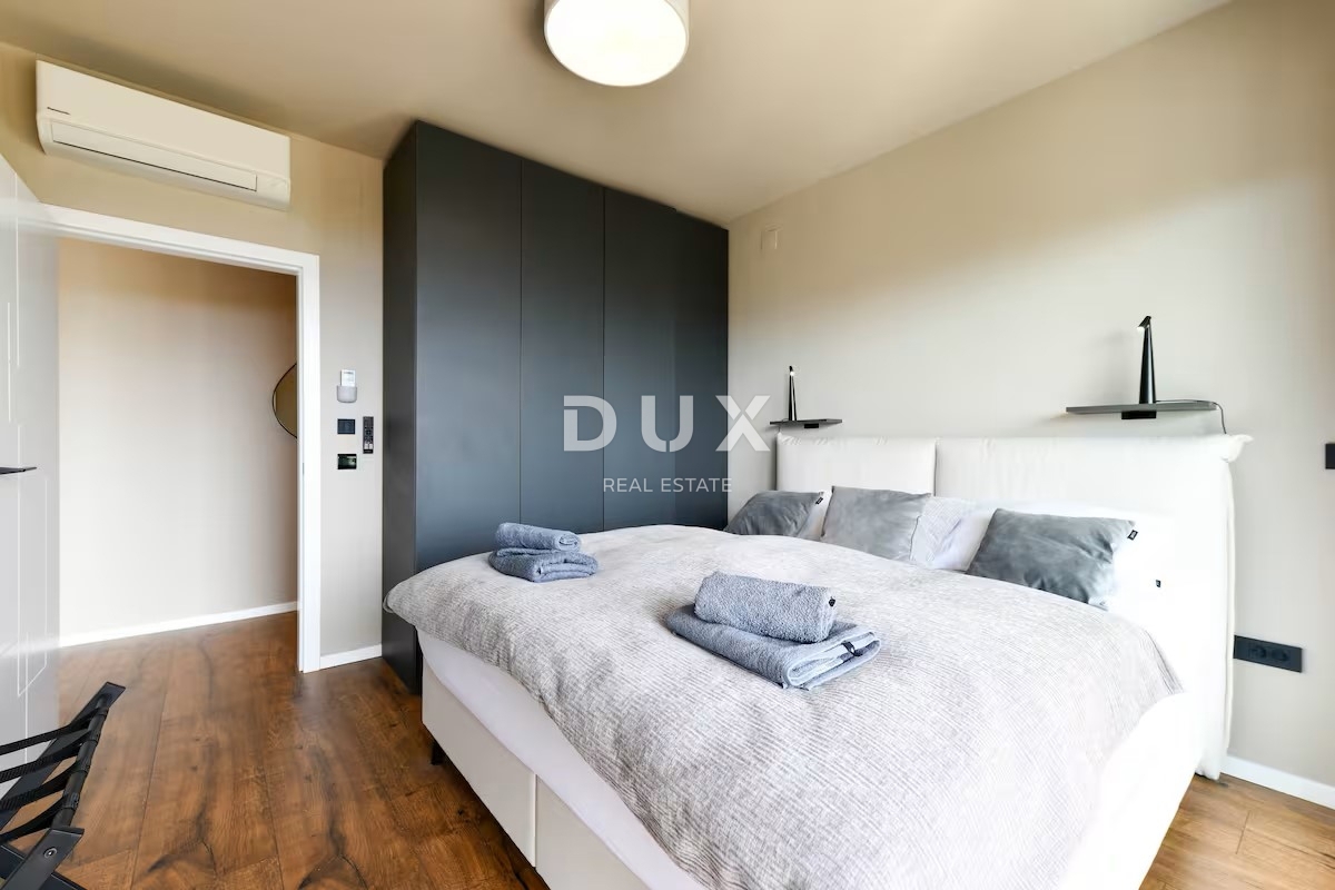 OPATIJA, OPRIĆ - stanovanje v novogradnji z vrtom in pogledom na morje