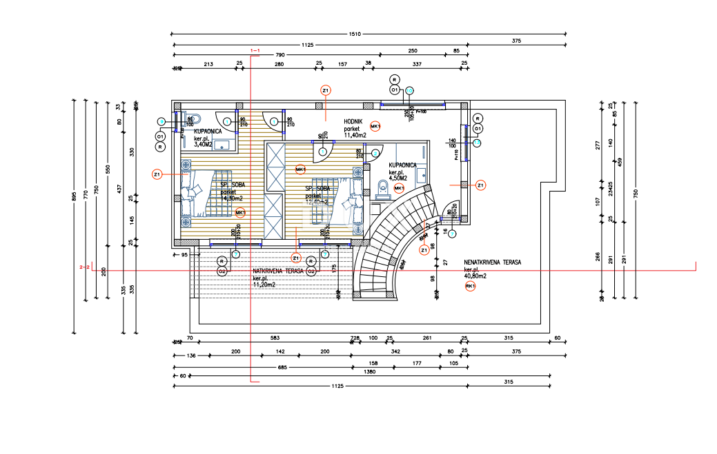 Hiša Vodice, 176,40m2