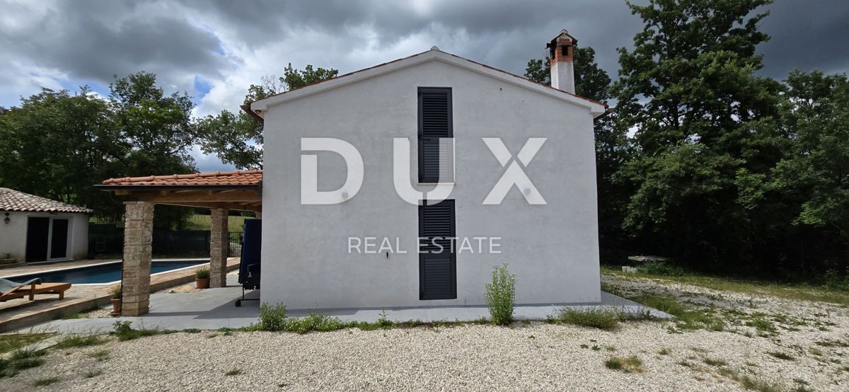 ISTRA, ŽMINJ - Počitniška hiša na osamljeni lokaciji z bazenom in jacuzzijem