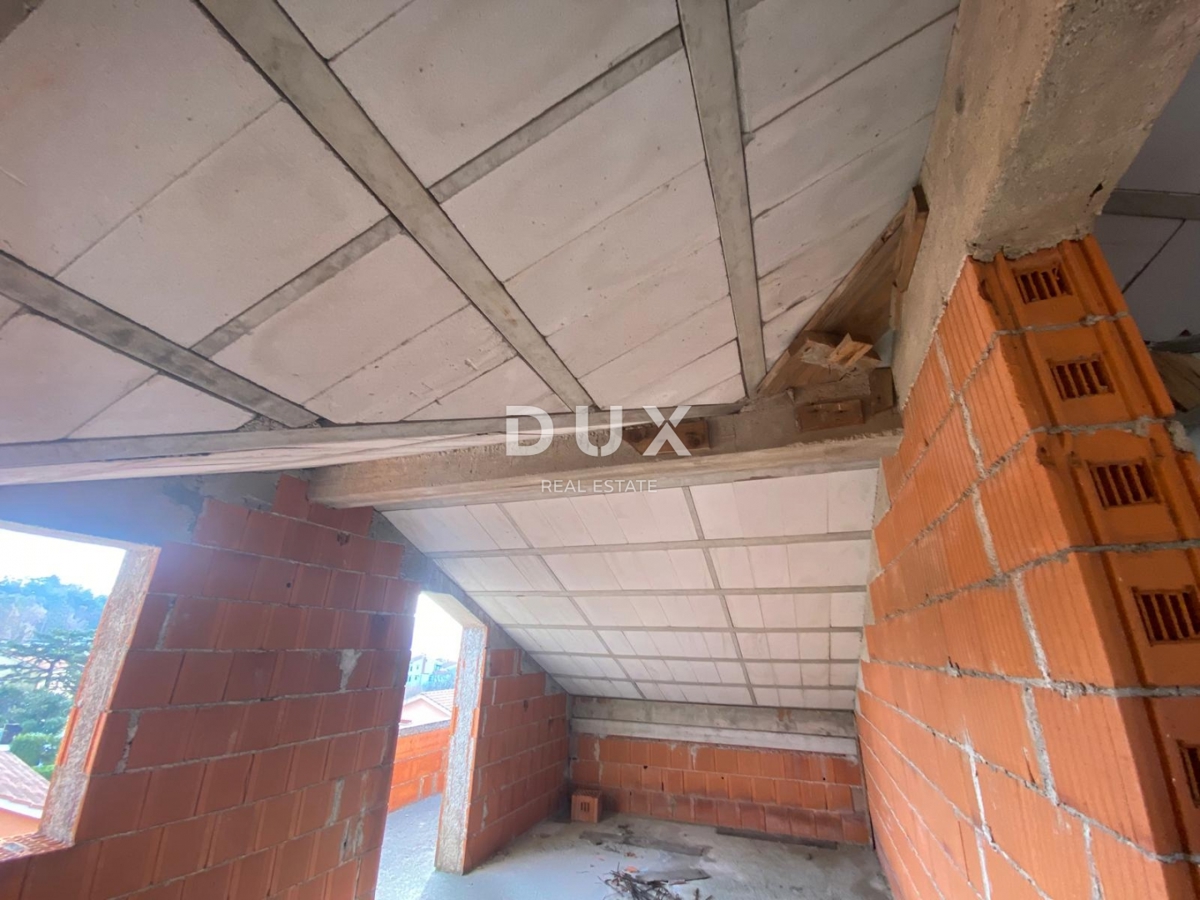 RIJEKA, KASTAV - samostojna hiša s pogledom na morje + garaža + velik vrt! PRILOŽNOST! NUJNA PRODAJA!