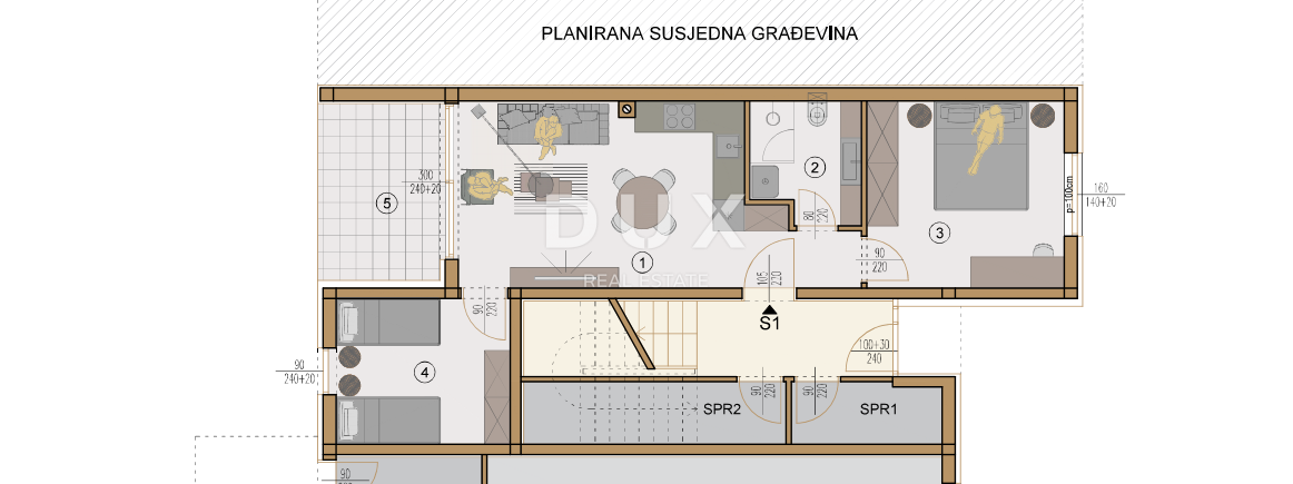 ISTRA, VALDEBEK – Stanovanje z vrtom v novogradnji