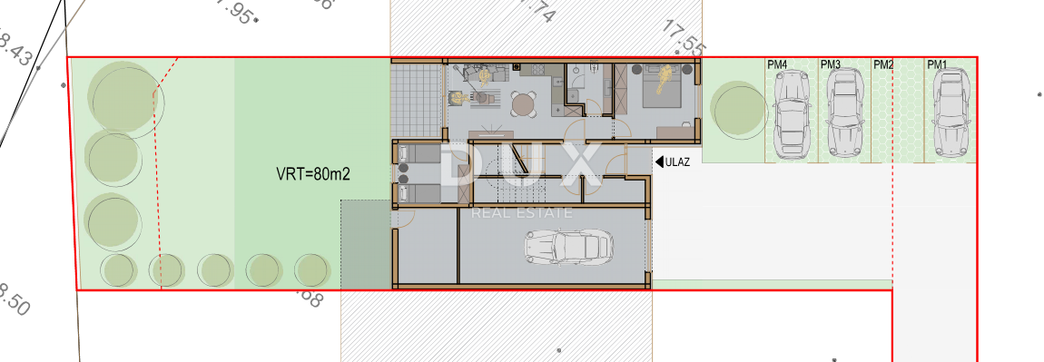 ISTRA, VALDEBEK – Stanovanje z vrtom v novogradnji