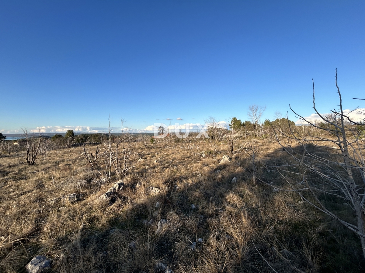 ŠIBENIK, BILICE – Zazidljivo zemljišče s pogledom na Prokljan, 970m2