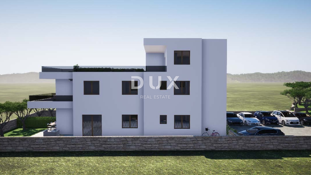 TRIBUNJ, SOVLJA - Apartma z vrtom v pritličju novogradnje, blizu plaže