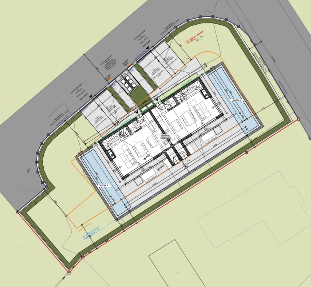 Hiša Muntrilj, Tinjan, 500m2