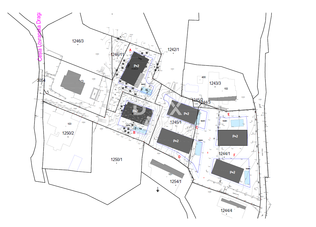 OPATIJA, LOVRAN - stanovanje B2 v luksuzni novogradnji z balkonom, dvigalom, parkiriščem