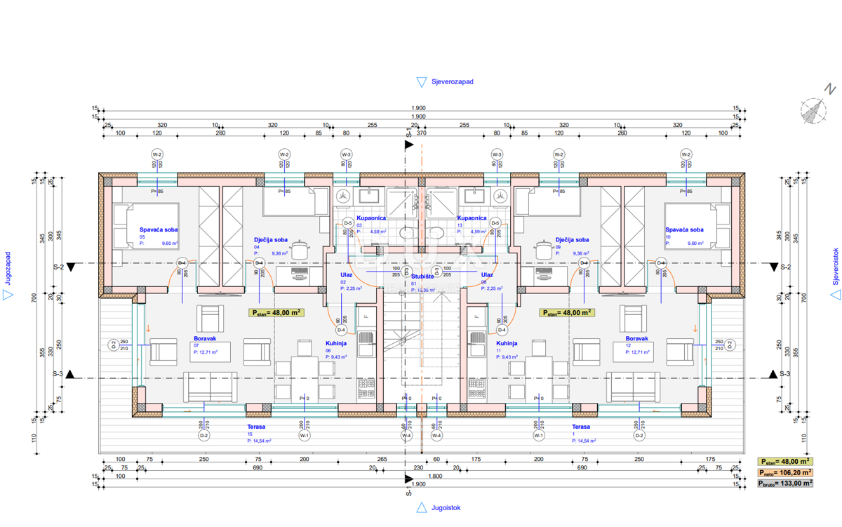 Zemljišče Sveta Klara, Novi Zagreb - Zapad, 410m2
