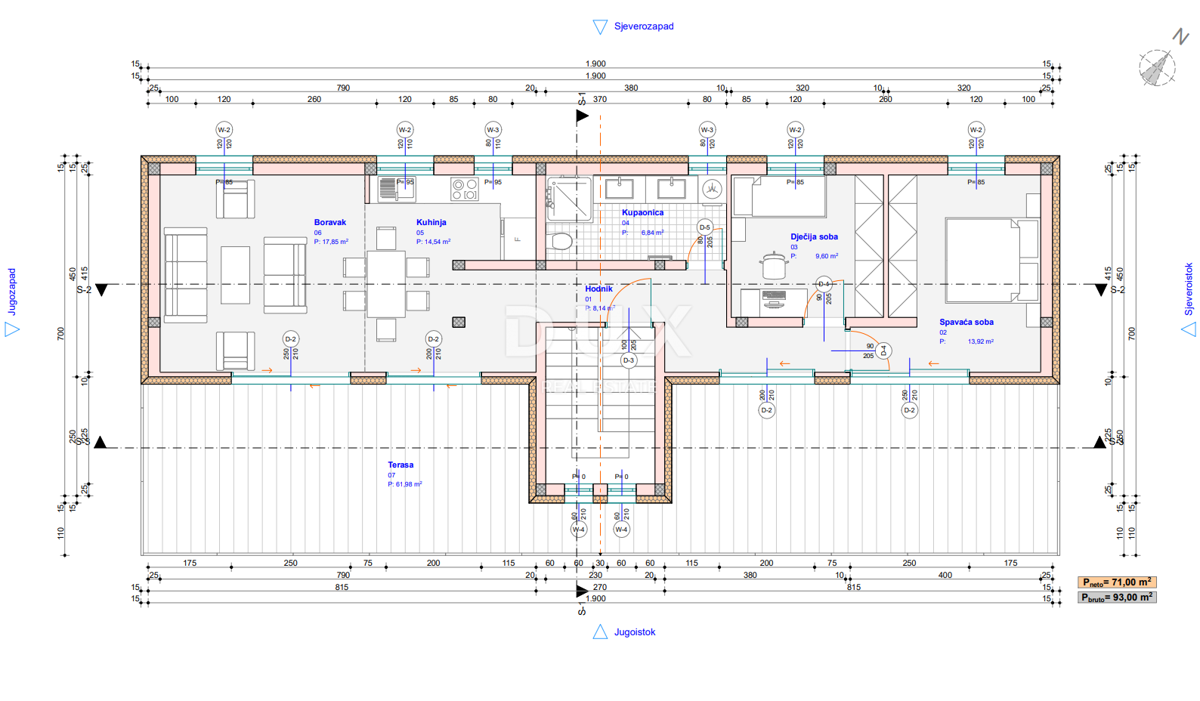 Zemljišče Sveta Klara, Novi Zagreb - Zapad, 410m2