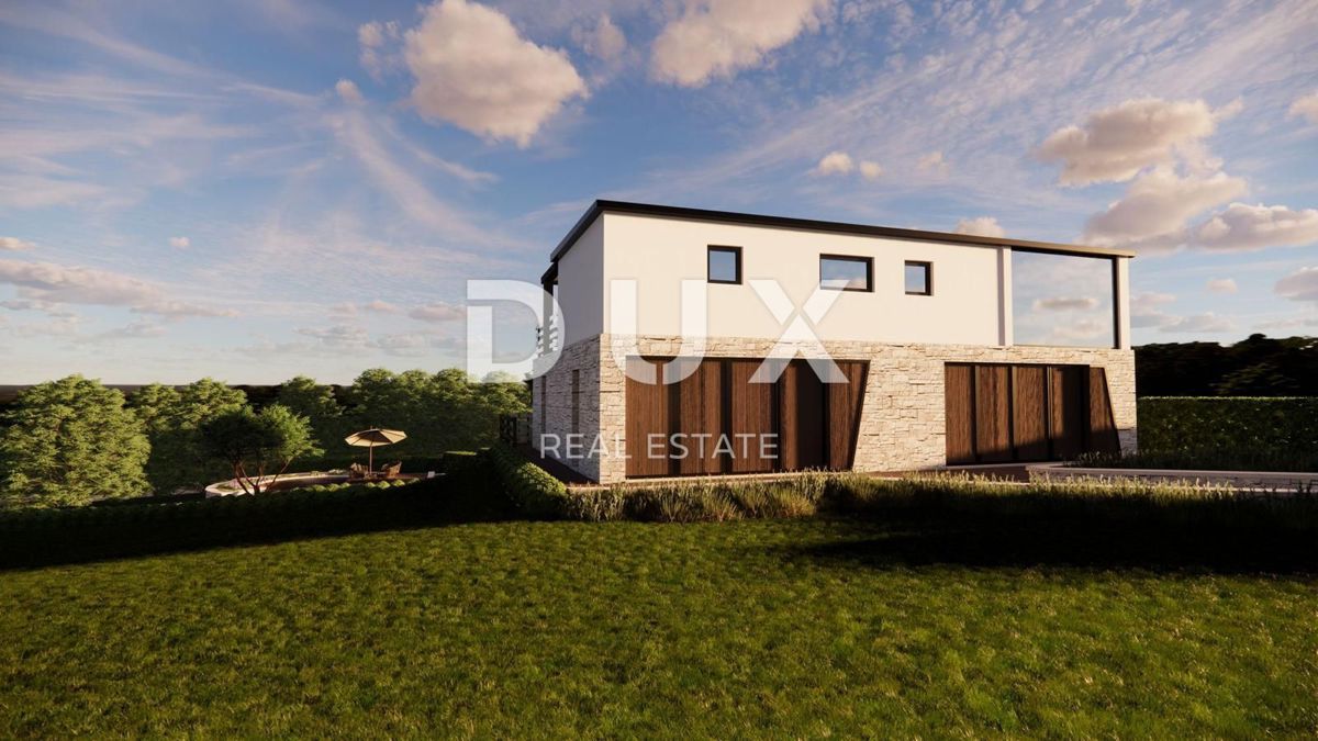 ISTRA, PIĆAN - Zemljišče z gradnjo dveh hiš, rob vasi, pogled na naravo