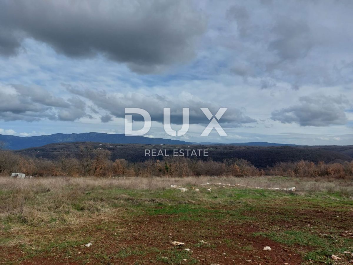 ISTRA, PIĆAN - Zemljišče z gradnjo dveh hiš, rob vasi, pogled na naravo