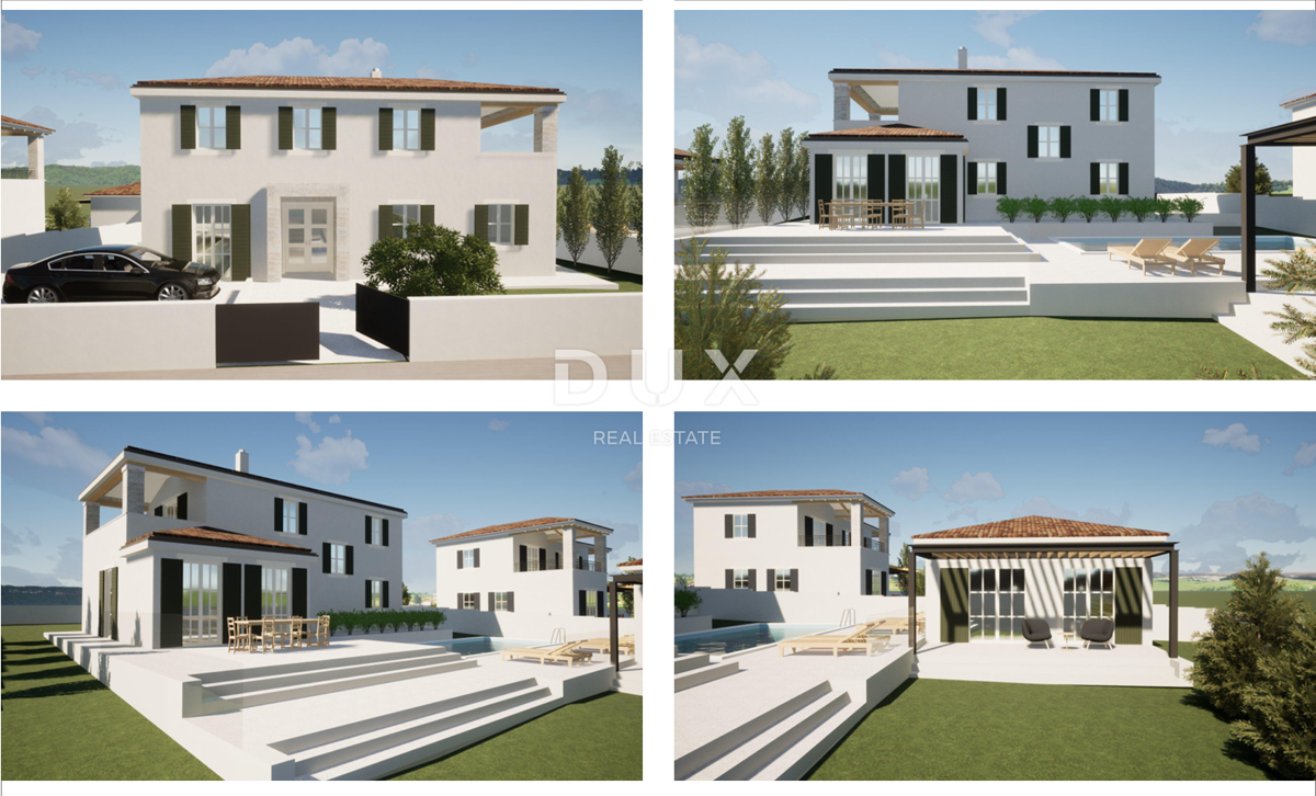 ISTRA, VIŠNJAN - Zemljišče z gradbenim dovoljenjem