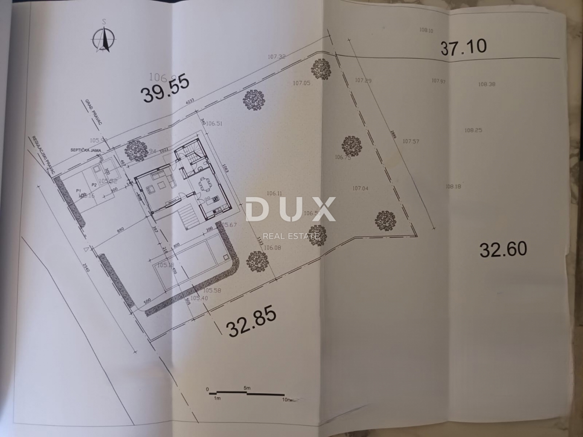 ZADAR, DEBELJAK - Gradbeno zemljišče s pogledom na morje