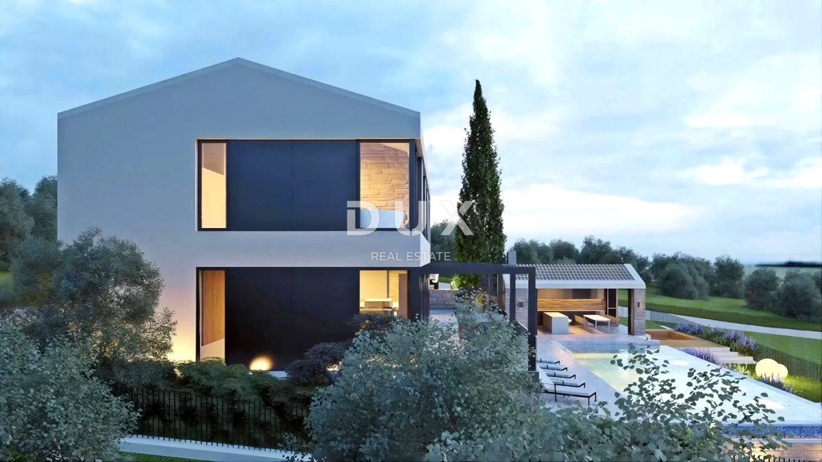 ISTRA, BUJE - Zemljišče z gradbenim dovoljenjem