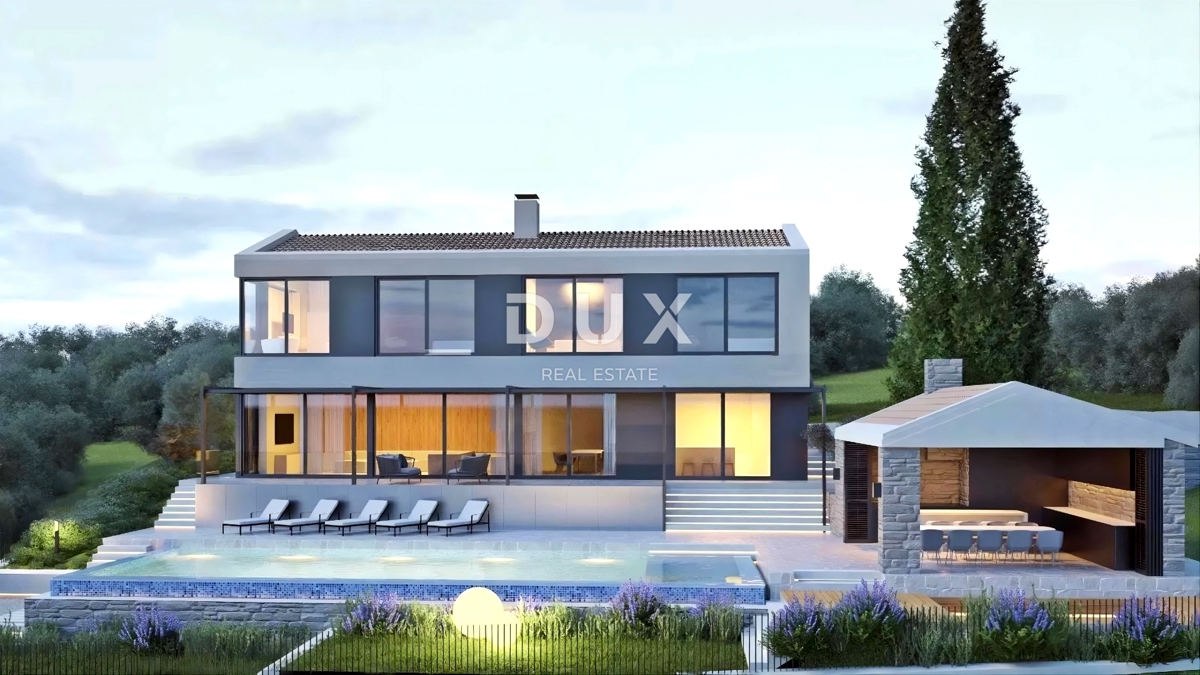 ISTRA, BUJE - Zemljišče z gradbenim dovoljenjem