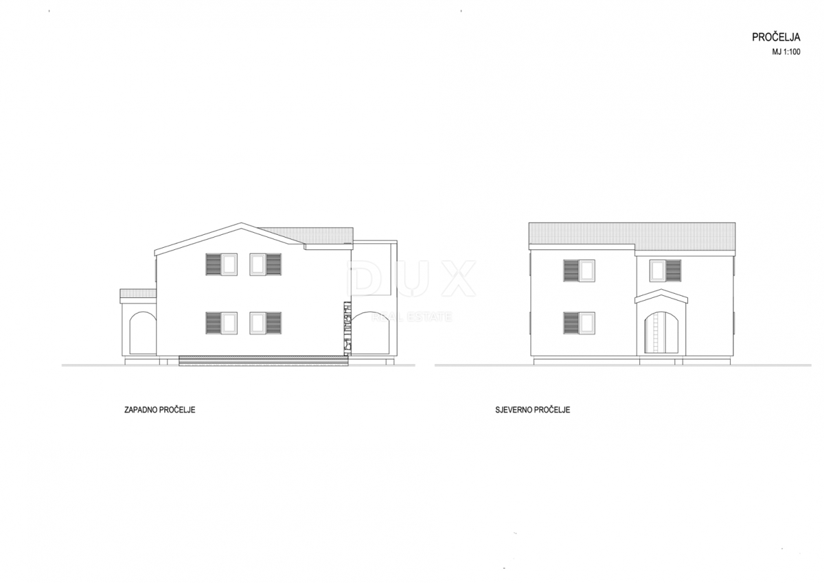 ISTRA, RABAC - Mediteranska hiša z bazenom in pogledom na morje