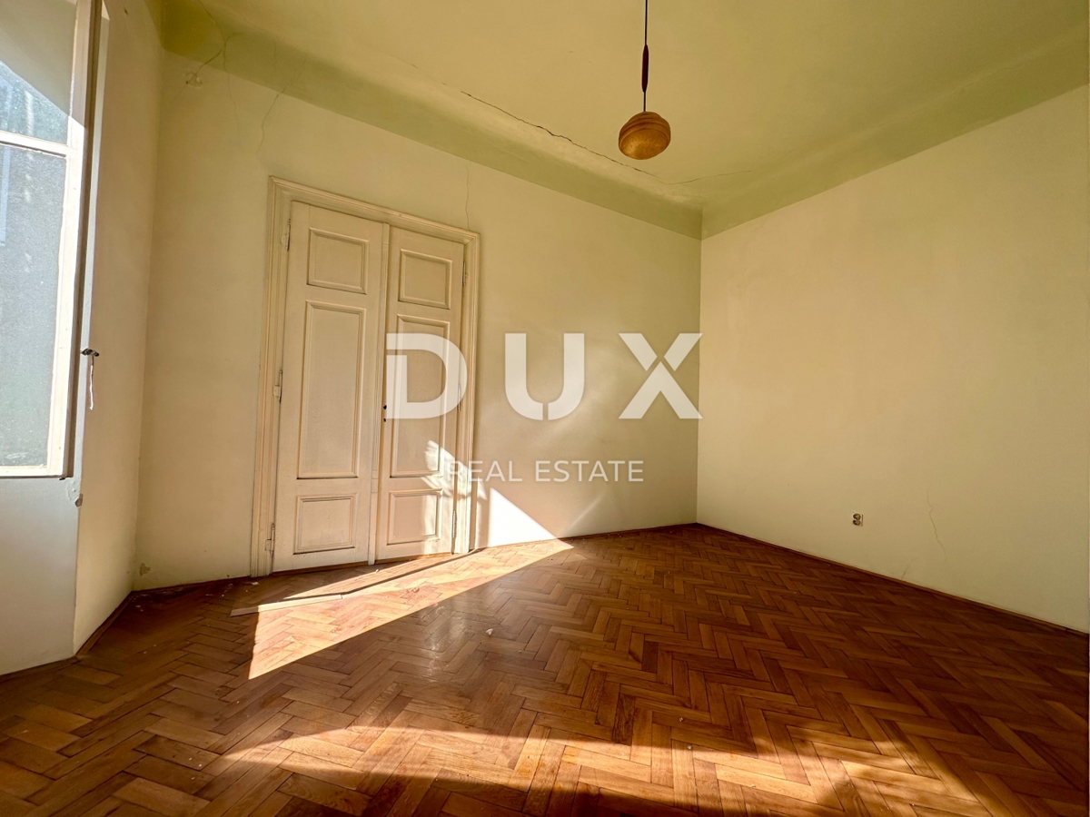 RIJEKA, CENTER - Gospodarsko stanovanje s projektom za 2 stanovanjski enoti! Investicija na elitni lokaciji!