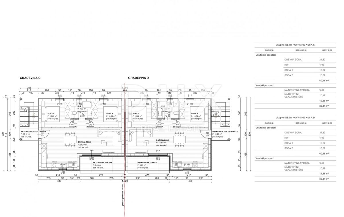 OTOK KRK, ČIŽIĆI - Moderni apartmaji v novogradnji