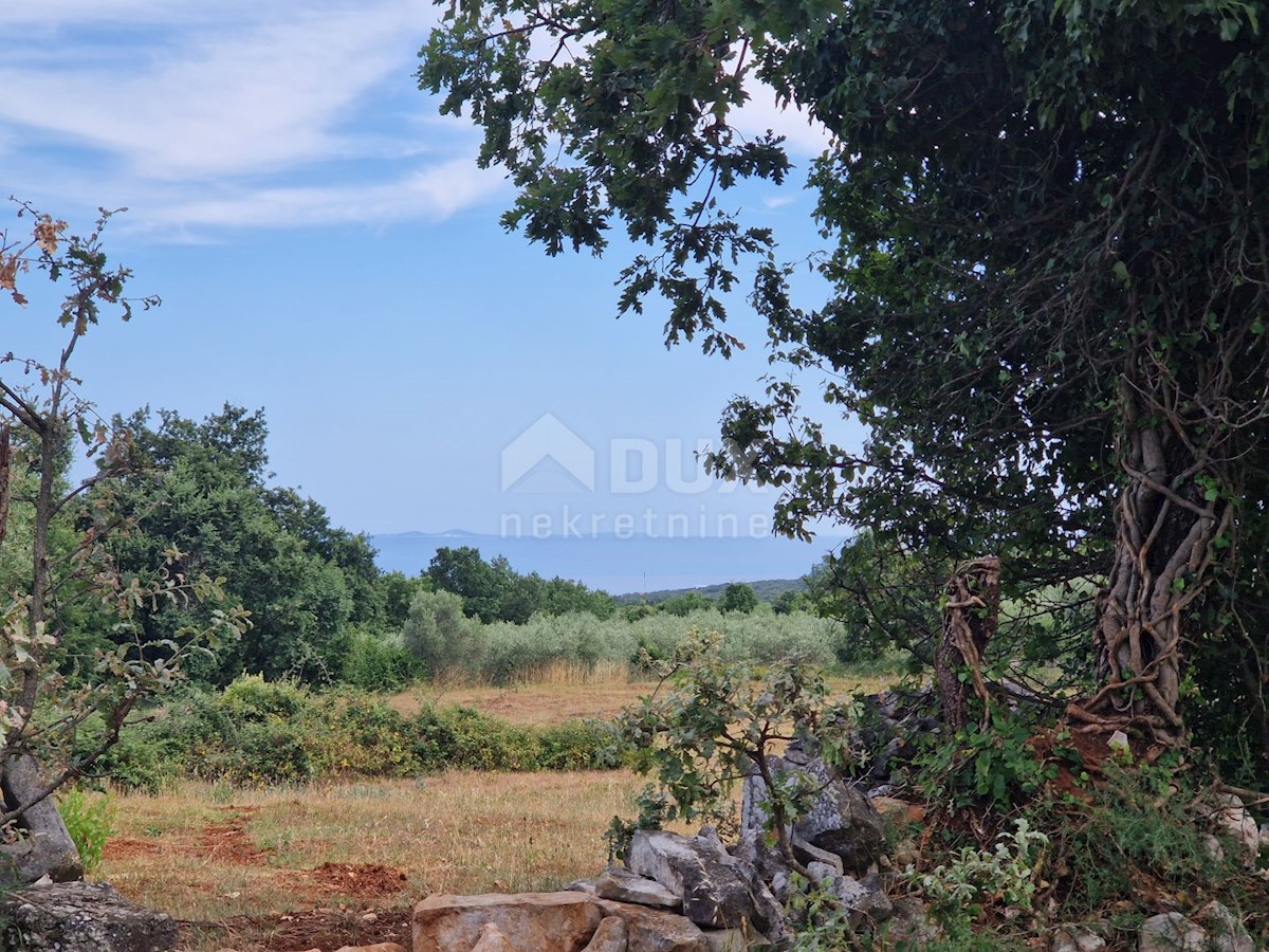 ISTRA, KRNICA - Zemljišče s pogledom na morje