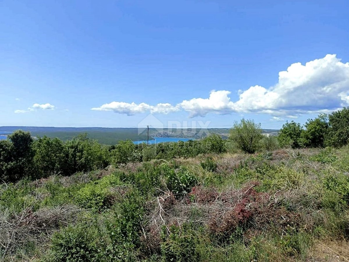 ISTRA, RABAC - Zemljišče s pogledom na morje v bližini morja