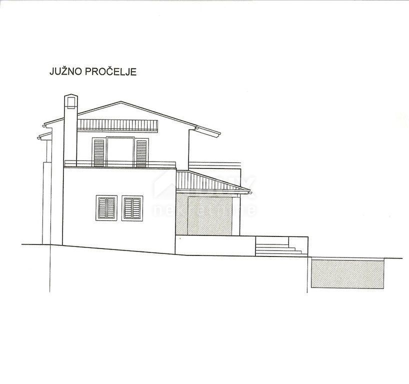 OPATIJA, LOVRAN- 4 gradbena zemljišča 2800m2 Z GRADBENIM DOVOLJENJEM!!! (+3000m2 zazidljivo zemljišče brez gradbenega dovoljenja) s pogledom na morje za družinsko hišo/vilo/apartmaje/ hiše za najem - počitnice z bazenom