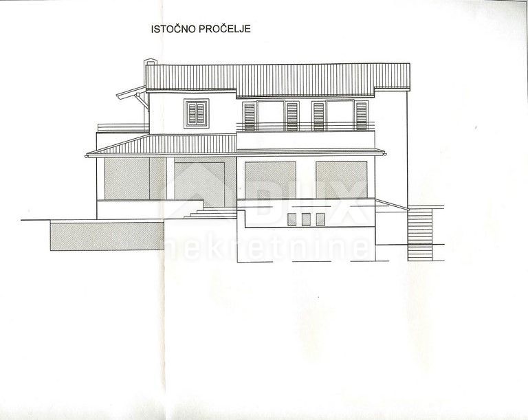 OPATIJA, LOVRAN- 4 gradbena zemljišča 2800m2 Z GRADBENIM DOVOLJENJEM!!! (+3000m2 zazidljivo zemljišče brez gradbenega dovoljenja) s pogledom na morje za družinsko hišo/vilo/apartmaje/ hiše za najem - počitnice z bazenom