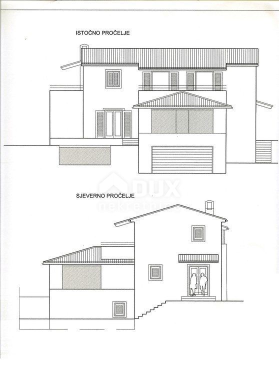 OPATIJA, LOVRAN- 4 gradbena zemljišča 2800m2 Z GRADBENIM DOVOLJENJEM!!! (+3000m2 zazidljivo zemljišče brez gradbenega dovoljenja) s pogledom na morje za družinsko hišo/vilo/apartmaje/ hiše za najem - počitnice z bazenom