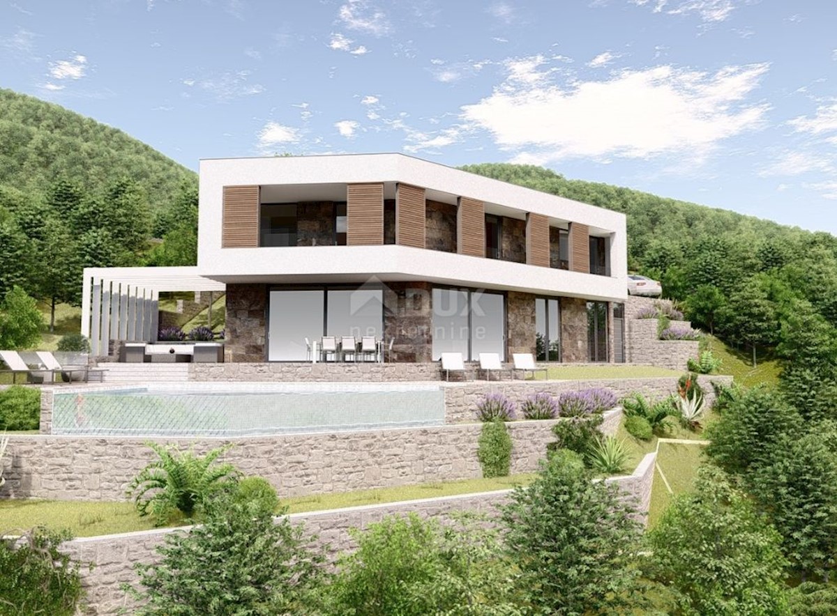 OPATIJA, IČIĆI - moderna vila na edinstveni lokaciji le 200 m od plaže Ičići 