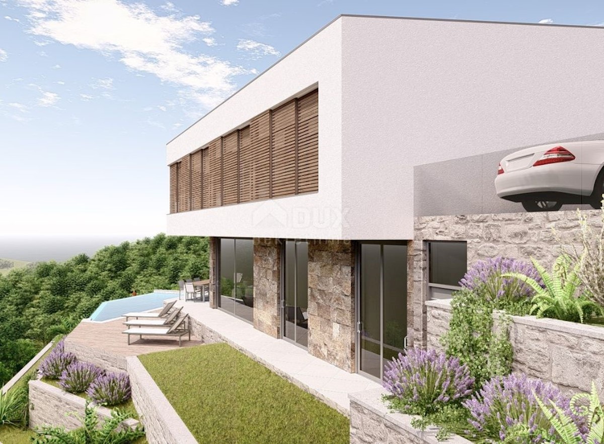 OPATIJA, IČIĆI - moderna vila na edinstveni lokaciji le 200 m od plaže Ičići 
