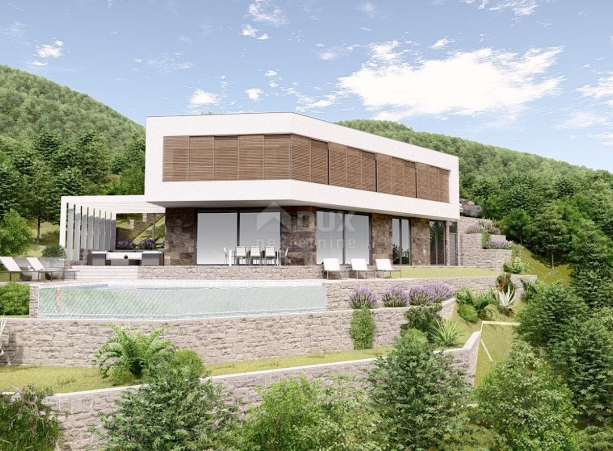 OPATIJA, IČIĆI - moderna vila na edinstveni lokaciji le 200 m od plaže Ičići 