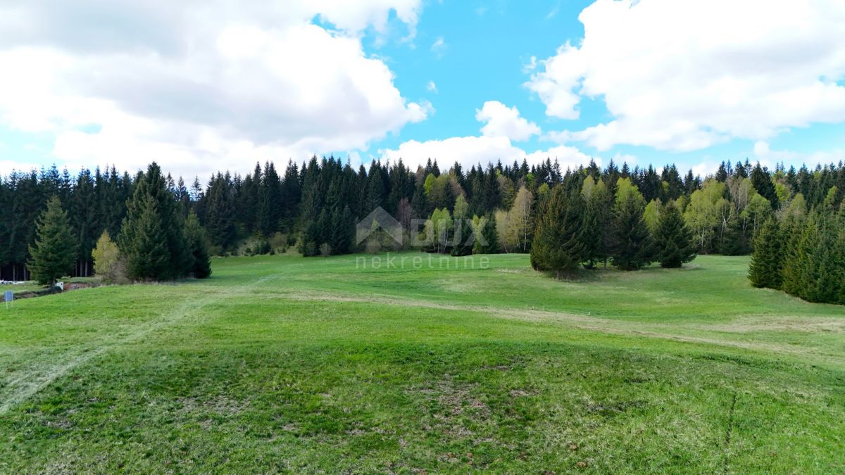 GORSKI KOTAR, HLEVCI - Čudovita gradbena parcela 4193 m2