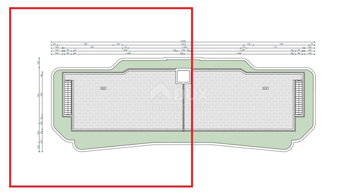 OPATIJA, CENTER - dvoetažni penthouse 543m2 s panoramskim pogledom na morje in strešno teraso S2