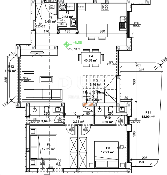 ISTRA - ROVINJ LUKSUZNI DVOETAŽNI APARTMA V BLIZINI MORJA