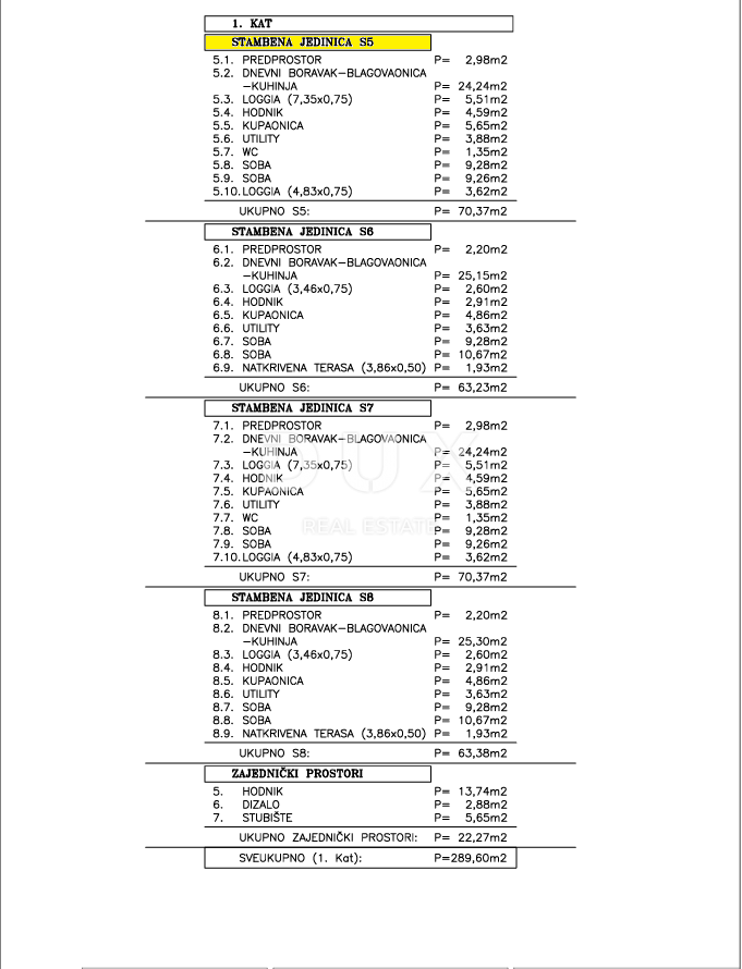 ISTRA, TAR - 2S+DB, 70.37M2 NOVOGRADNJA 1. NADSTROPJE