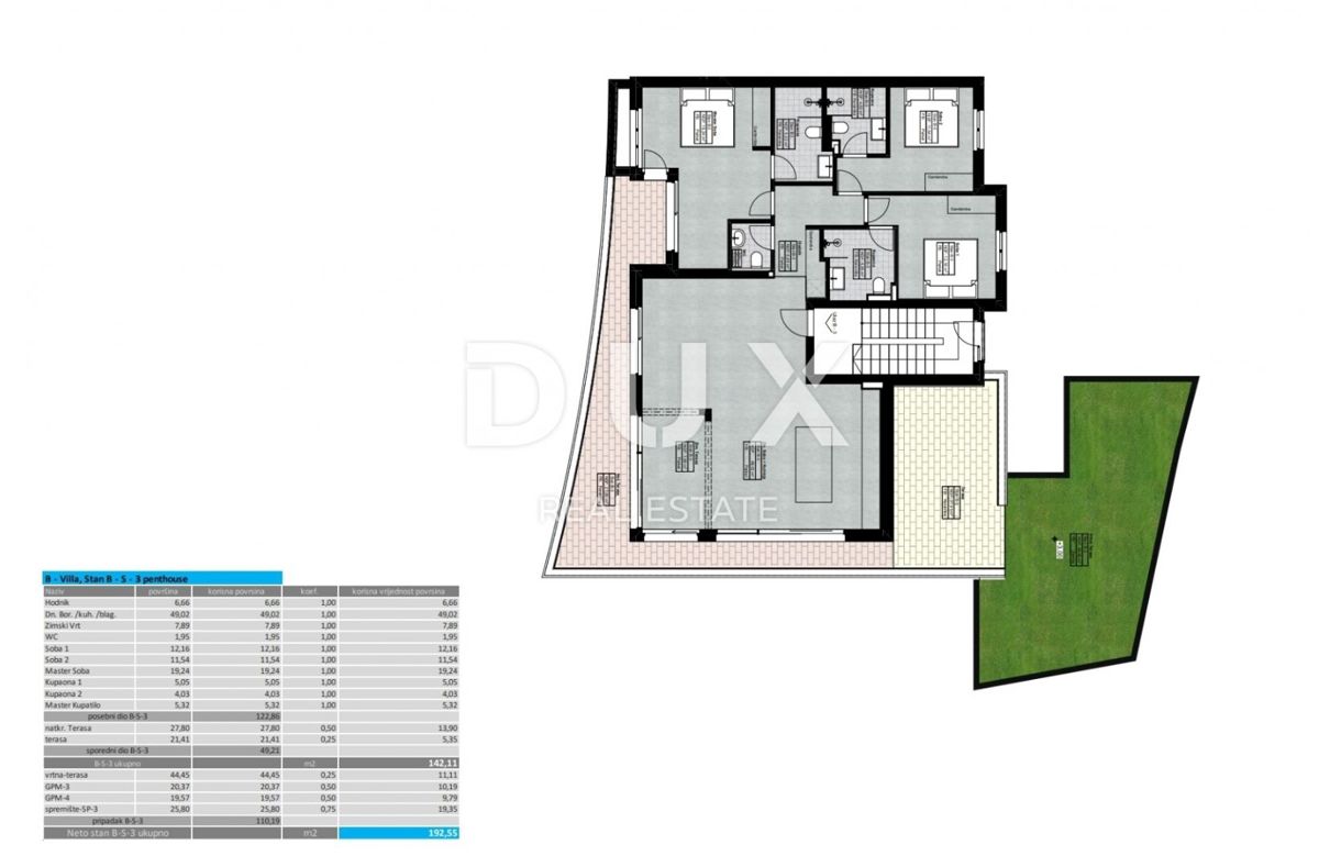 Stanovanje Lovran, 121,19m2