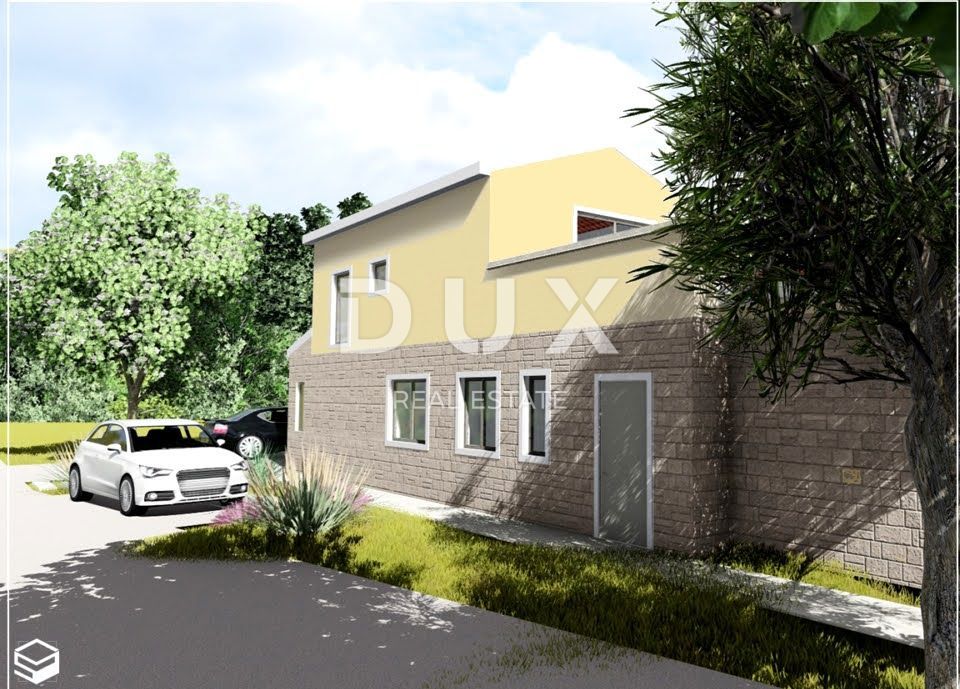 ZADAR, VRSI - Gradbeno zemljišče z dovoljenjem za gradnjo počitniške hiše