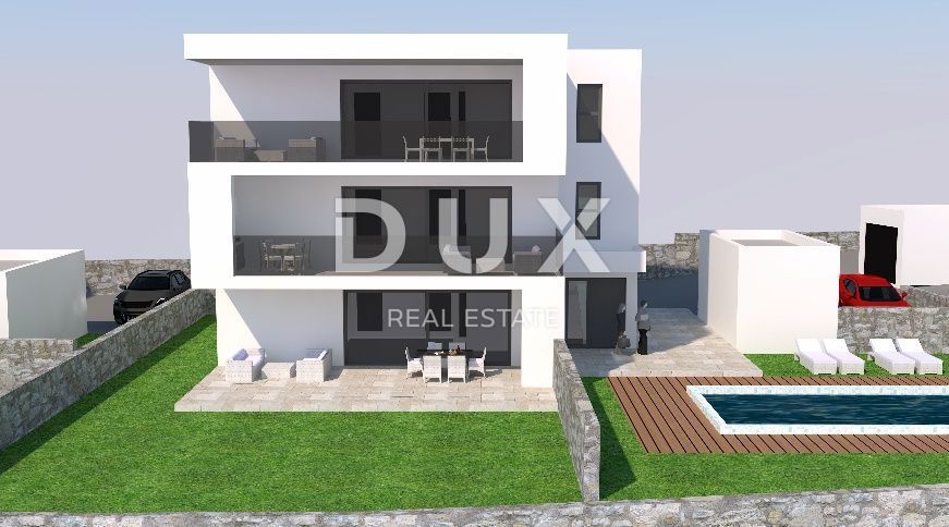OTOK RAB, BANJOL - Apartma z zasebnim bazenom v zelenem okolju