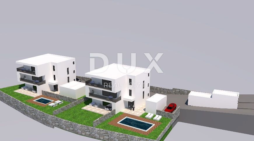 OTOK RAB, BANJOL - Apartma z zasebnim bazenom v zelenem okolju
