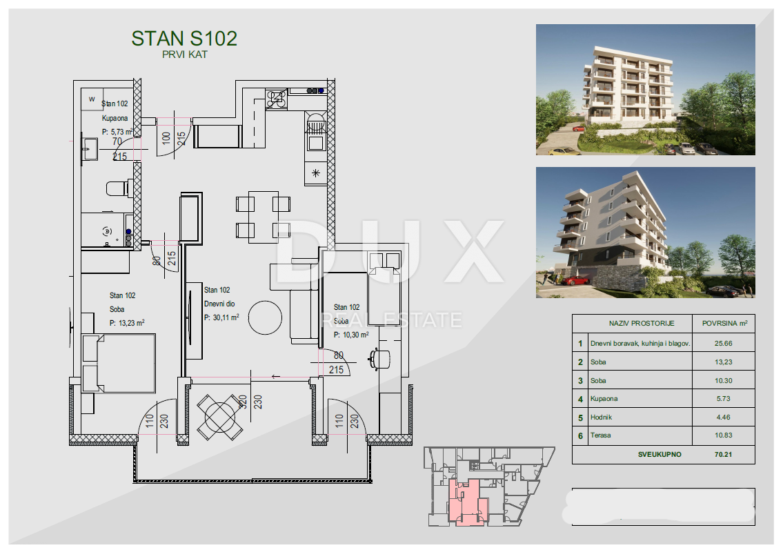 Stanovanje Zamet, Rijeka, 100m2